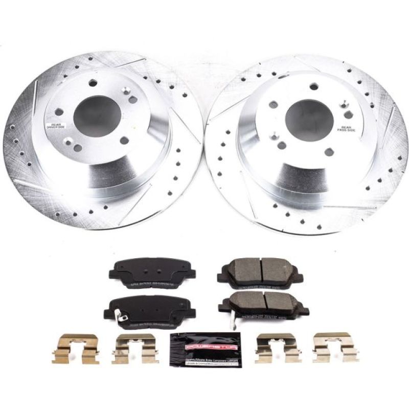 PowerStop Power Stop 2019 Hyundai Santa Fe XL Rear Z23 Evolution Sport Brake Kit