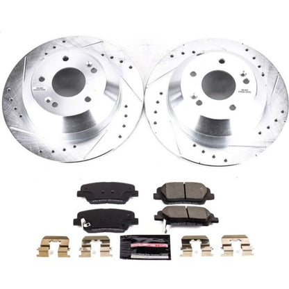 PowerStop Power Stop 2019 Hyundai Santa Fe XL Rear Z23 Evolution Sport Brake Kit