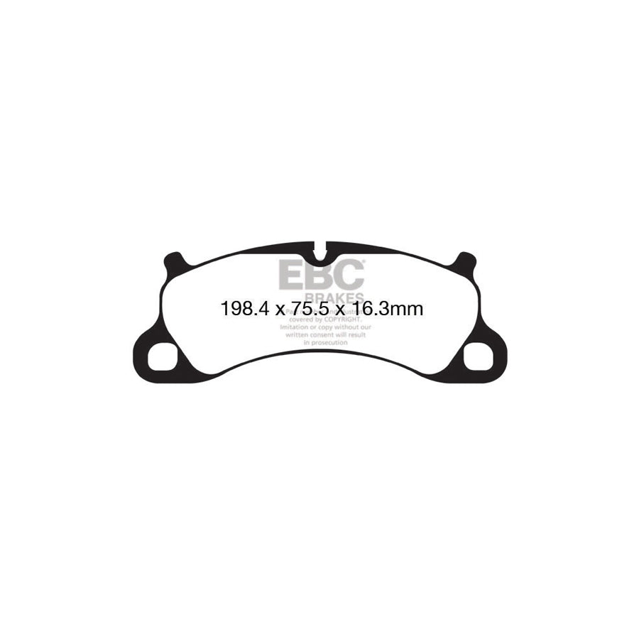 EBC DP82144RP1 Porsche 911 RP-1 Full Race Front Brake Pads - Brembo Caliper 2 | ML Performance UK Car Parts