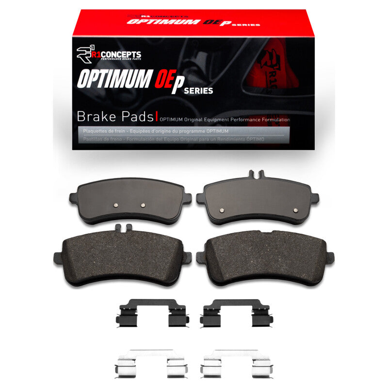 R1 Concepts R1 13-24 Mercedes-Benz E63 AMG S Rear Optimum OE Pads & Hardware Kit