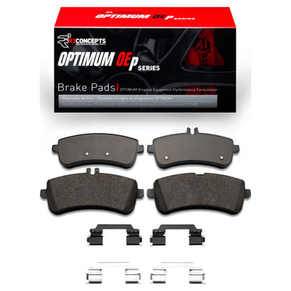 R1 Concepts R1 13-24 Mercedes-Benz E63 AMG S Rear Optimum OE Pads & Hardware Kit