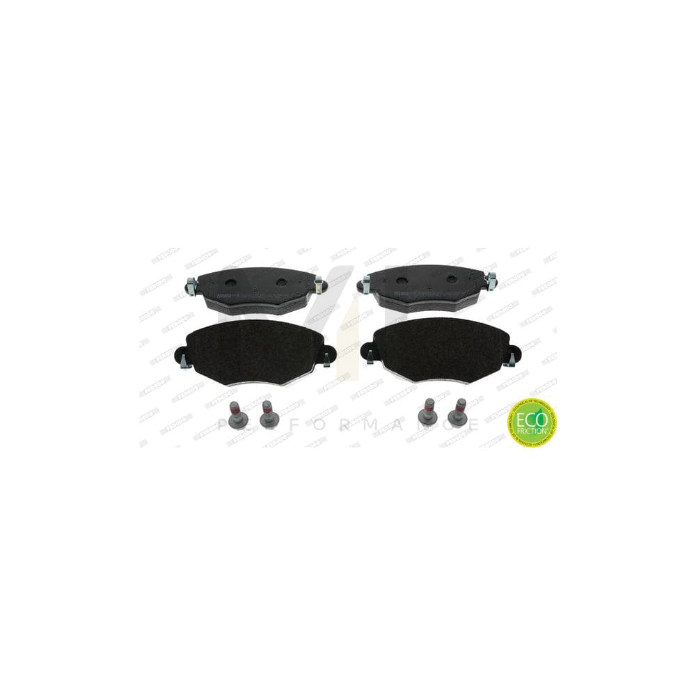 Ferodo Premier Eco Friction FDB1425 Brake Pad Set Not Prepared for Wear Indicator, With Accessories