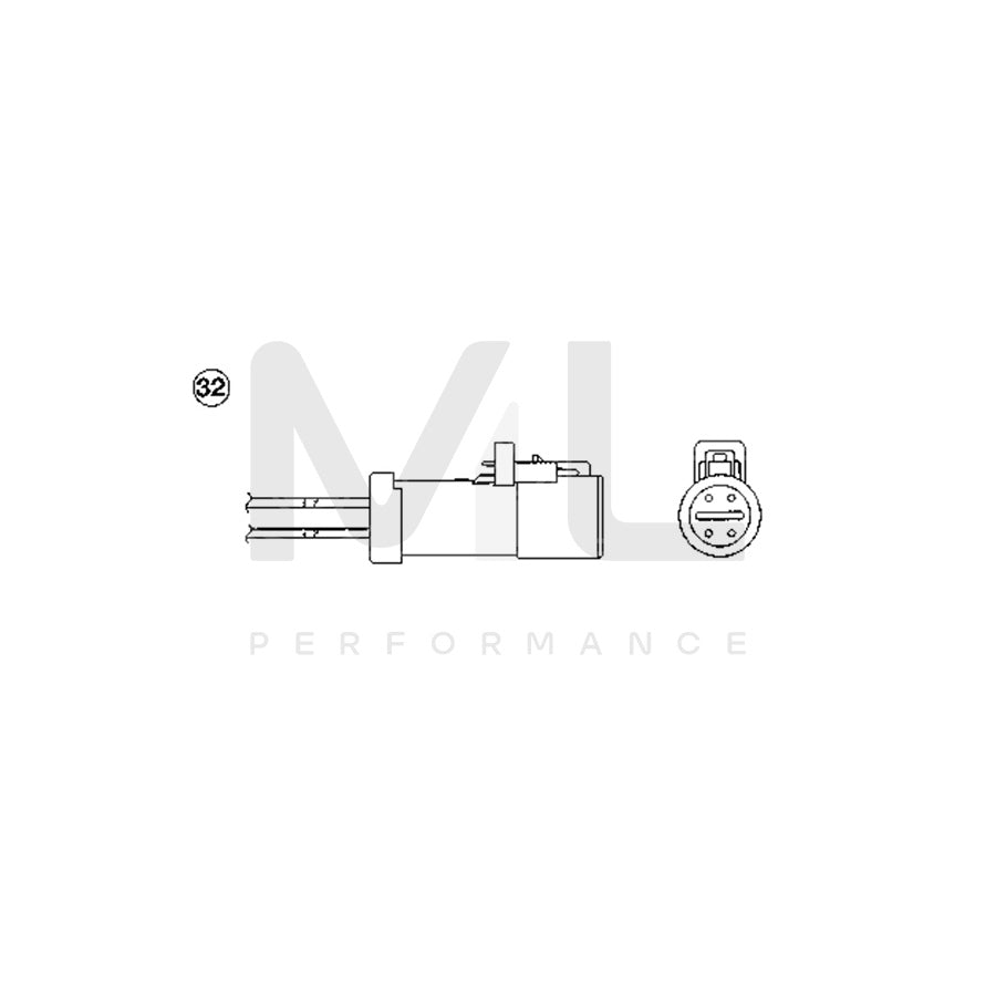 NTK Lambda Sensor / O2 Sensor (NGK 1659) - OZA659-EE75 | ML Car Parts UK | ML Performance
