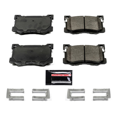 PowerStop Power Stop 17-19 Genesis G80 Front Z23 Evolution Sport Brake Pads w/Hardware