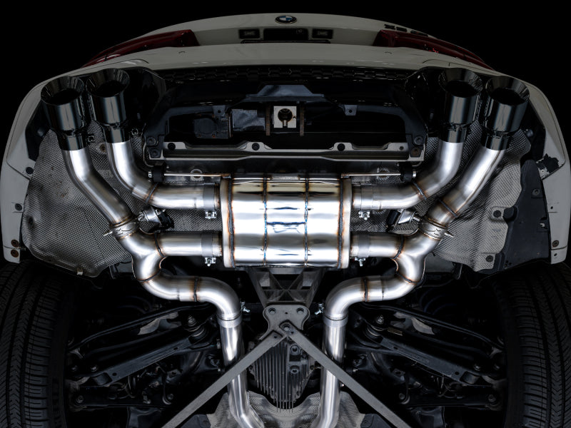 AWE Tuning 20-25 BMW X3 M/M Comp (F97) AWD SwitchPath Axle-Back Exhaust - Diamond Black Tips