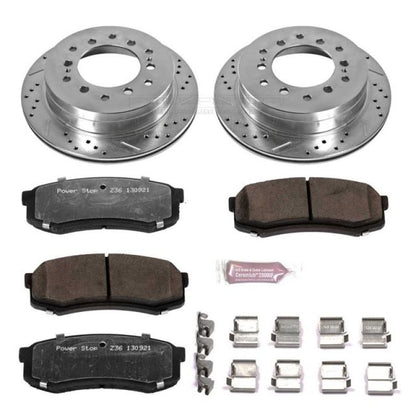 PowerStop Power Stop 03-09 Lexus GX470 Rear Z36 Truck & Tow Brake Kit