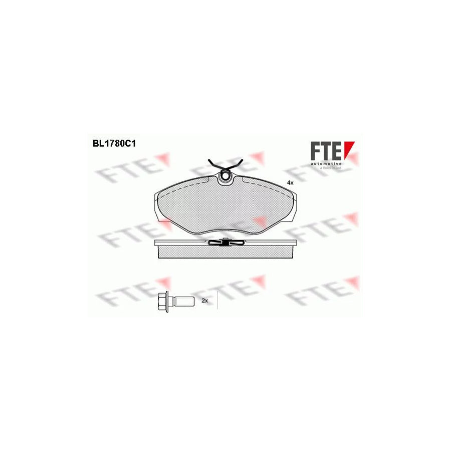 FTE Bl1780C1 Brake Pad Set