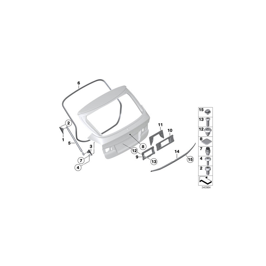 Genuine BMW 51242993958 E84 Stop Buffer (Inc. X1 16i, X1 20iX & X1 20d ed)
