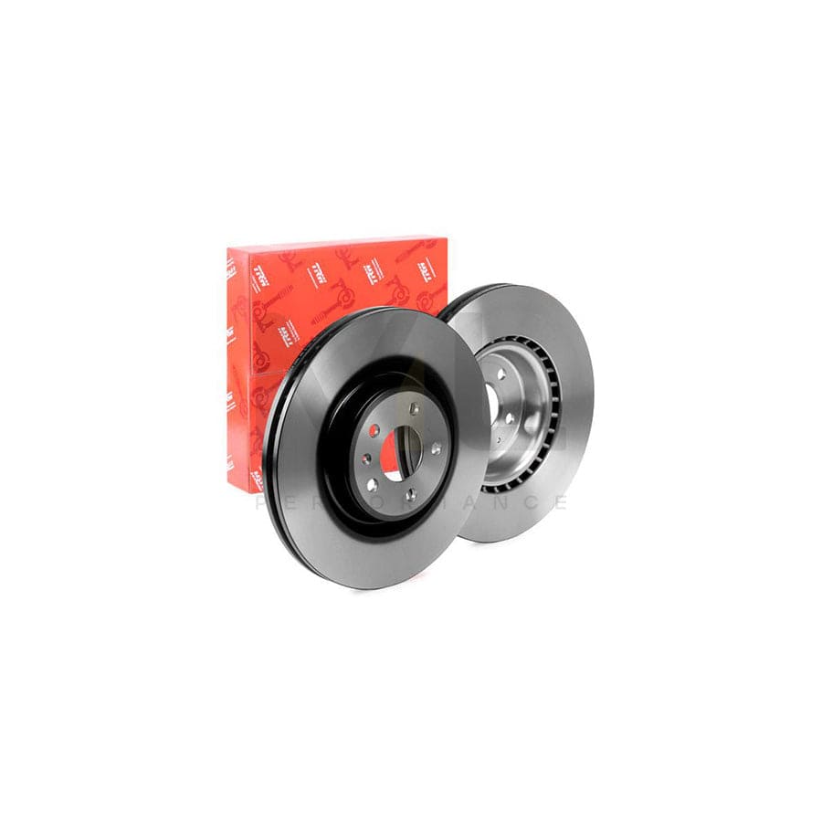TRW DF6149S Brake Disc Vented, Painted  - 1 piece