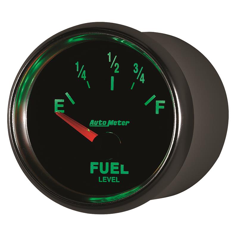 Autometer GS 52mm 0-90 ohms Short Sweep Electronic Fuel Level GM Gauge