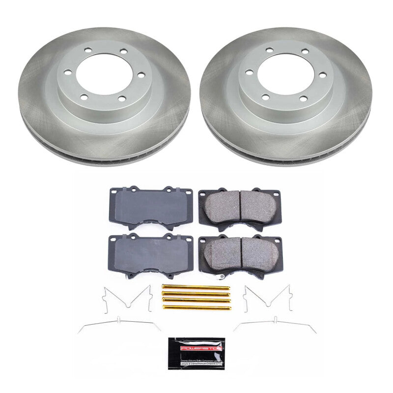 PowerStop Power Stop 03-09 Toyota 4Runner Front Semi-Coated Rotor Kit