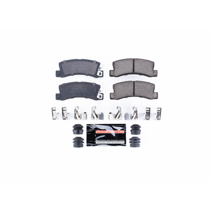 PowerStop Power Stop 90-92 Geo Prizm Rear Z23 Evolution Sport Brake Pads w/Hardware