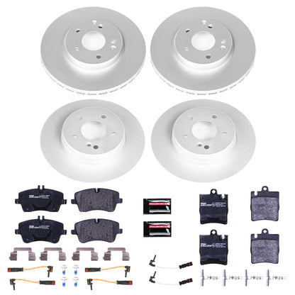 PowerStop Power Stop 2003 Mercedes-Benz C230 Front and Rear Eurostop Brake Kit