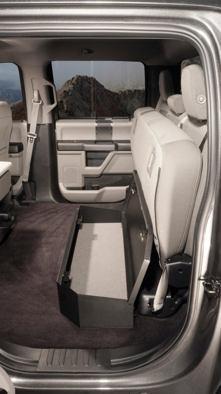 Tuffy Products Tuffy Underseat Lockbox 2/3 Length W/ Keyed Lock For Ford Fseries Supercrew