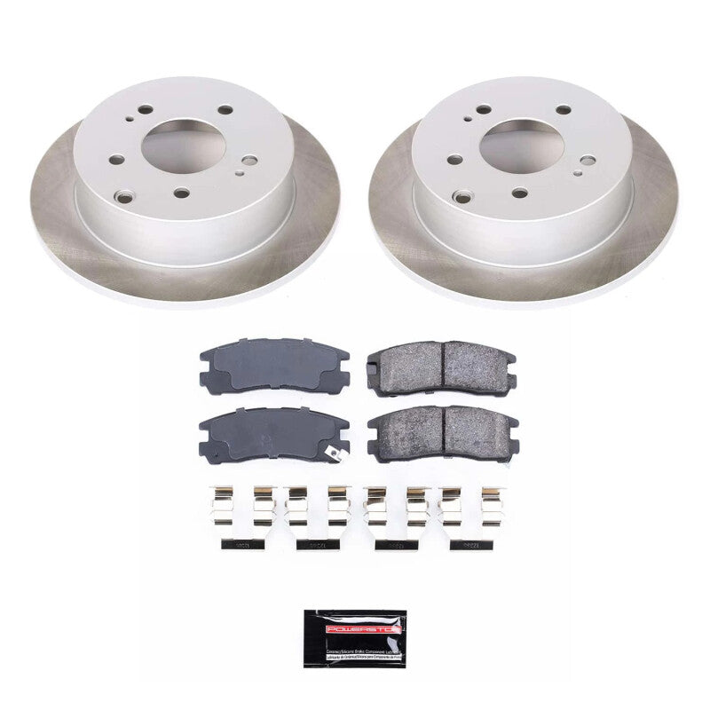 PowerStop Power Stop 04-12 Mitsubishi Galant Rear Semi-Coated Rotor Kit