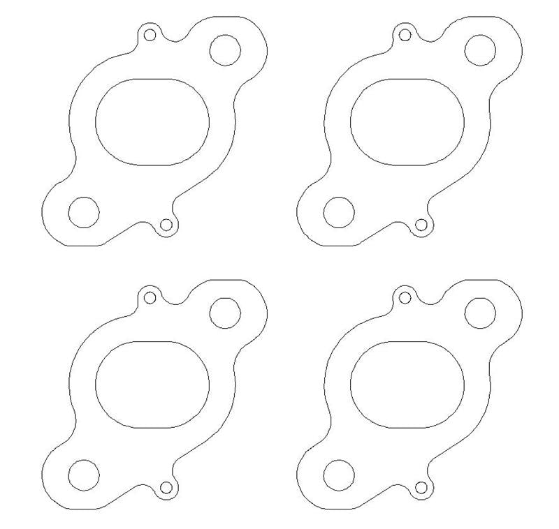 Cometic Gasket Cometic Nissan CA18 DET .030 inch DOHC Exhaust Gasket (4 pcs per Kit)