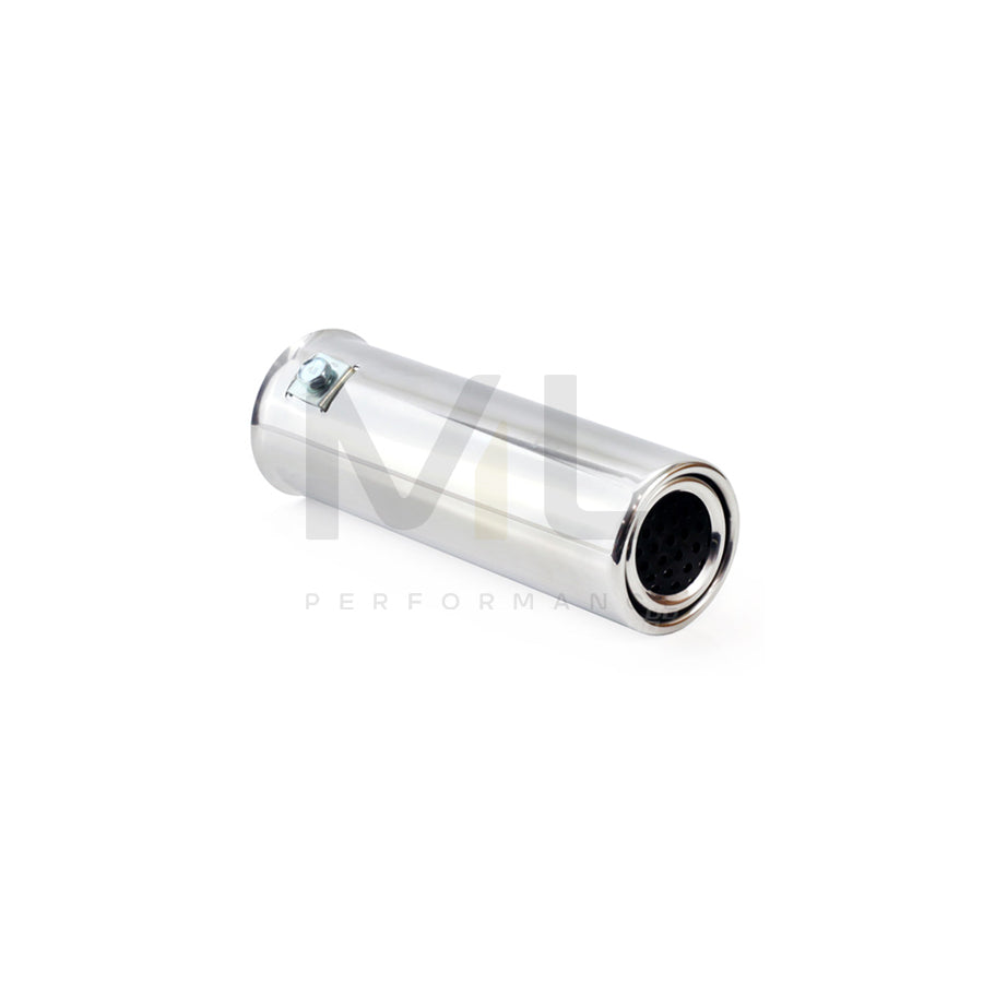 AMiO MT 009 01309 Exhaust tip 51, 54 mm, round, straight, Stainless Steel, 156mm, 31mm