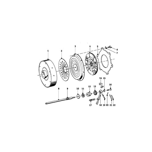 Genuine BMW 21521020112 Pin R26-69S IN VA (Inc. R27, R60/2 & R60)