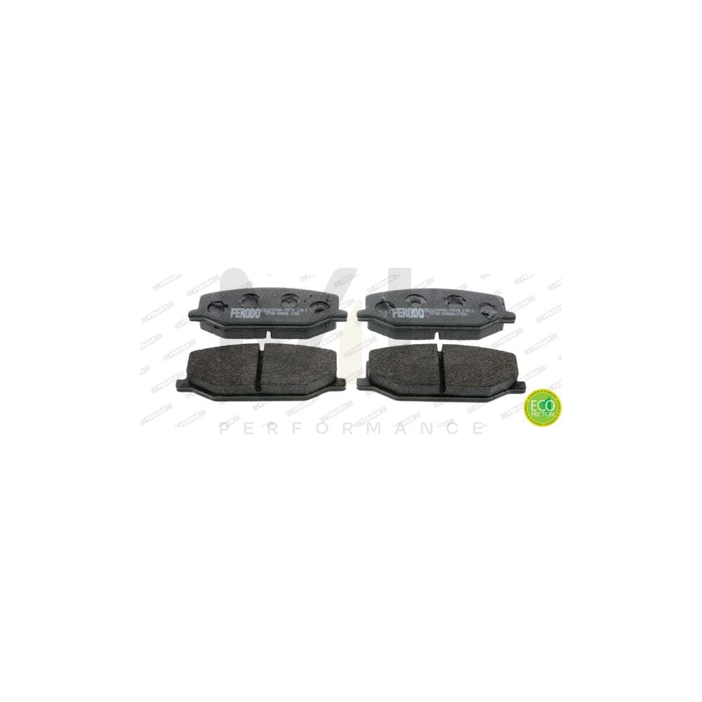 Ferodo Premier Eco Friction FDB396 Brake Pad Set Not Prepared for Wear Indicator, Without Accessories