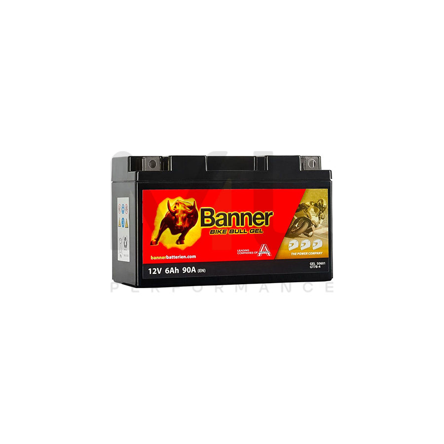 Banner GT7B-4 Bike Bull GEL Battery (50601)