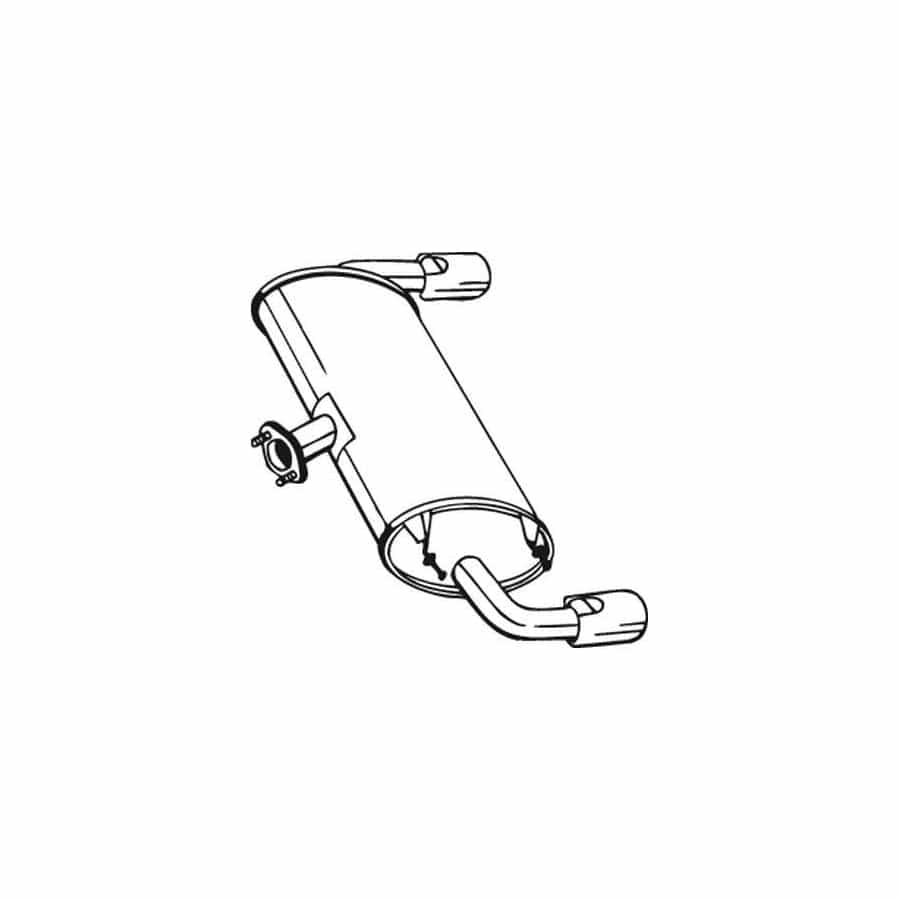 Bosal 171-029 Rear Silencer for Mazda MX-5 III (Nc)