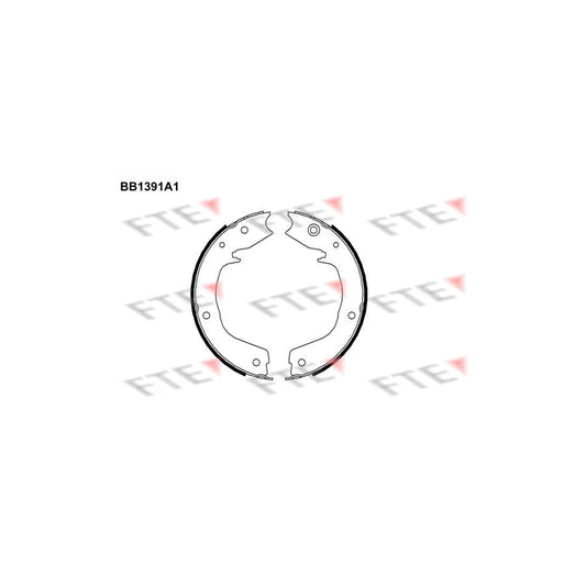 FTE 9100129 Handbrake Shoes