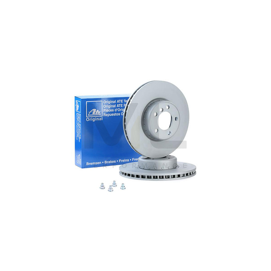 ATE 24.0130-0233.2 Brake Disc Two-piece brake disc, Vented, Coated, High-carbon, with bolts/screws  - 1 piece