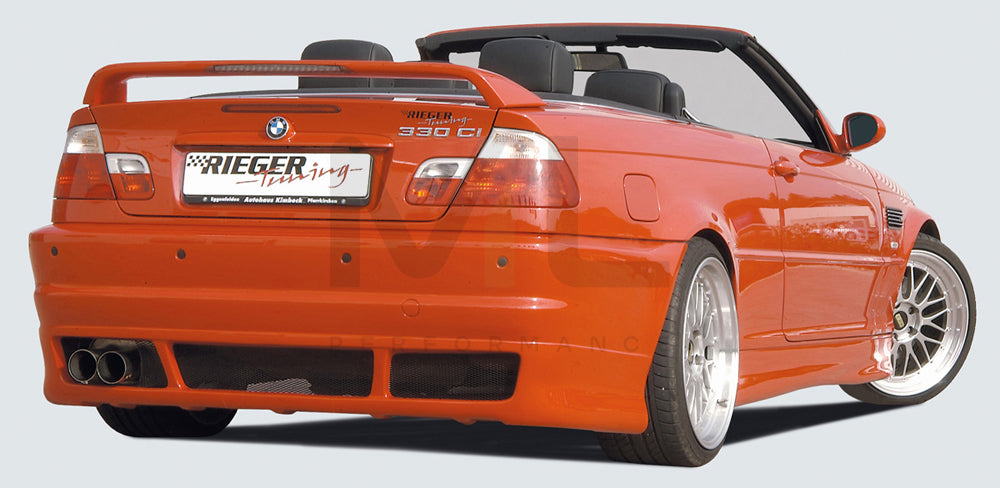 Rieger 00050233 BMW 3 Series E46 Rear Bumper 5 | ML Performance UK Car Parts