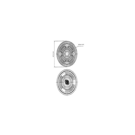 BUGIAD Bfc037 Fan Clutch for Ford Transit