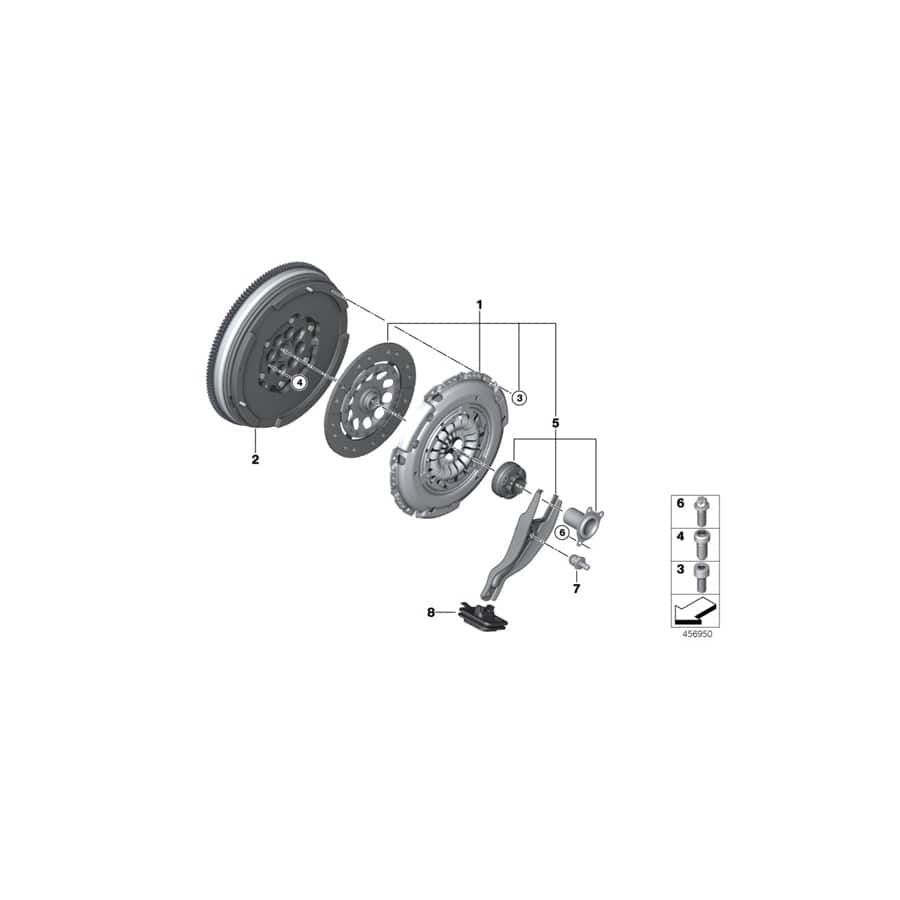 Genuine BMW Mini 21518650875 F39 F45 Ball Pin H=42,6 (Inc. X1 20dX, Cooper D ALL4 & Cooper ALL4)