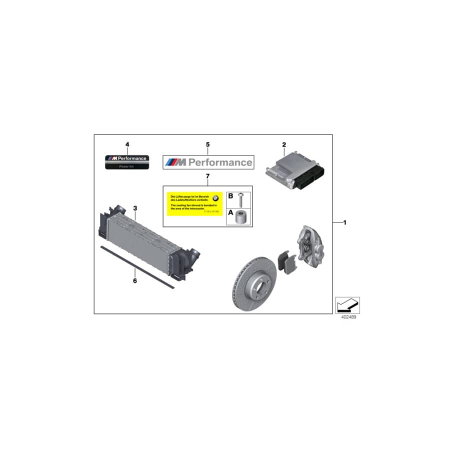 Genuine BMW 11122286239 F32 F33 F31 Power Kit M PERFORMANCE (Inc. 430d, 330d & 430dX)