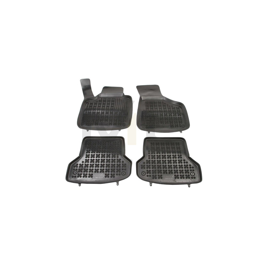 REZAW PLAST Tailored 200311 Floor mat set for AUDI A3 Elastomer, Front and Rear, Quantity: 4, Black