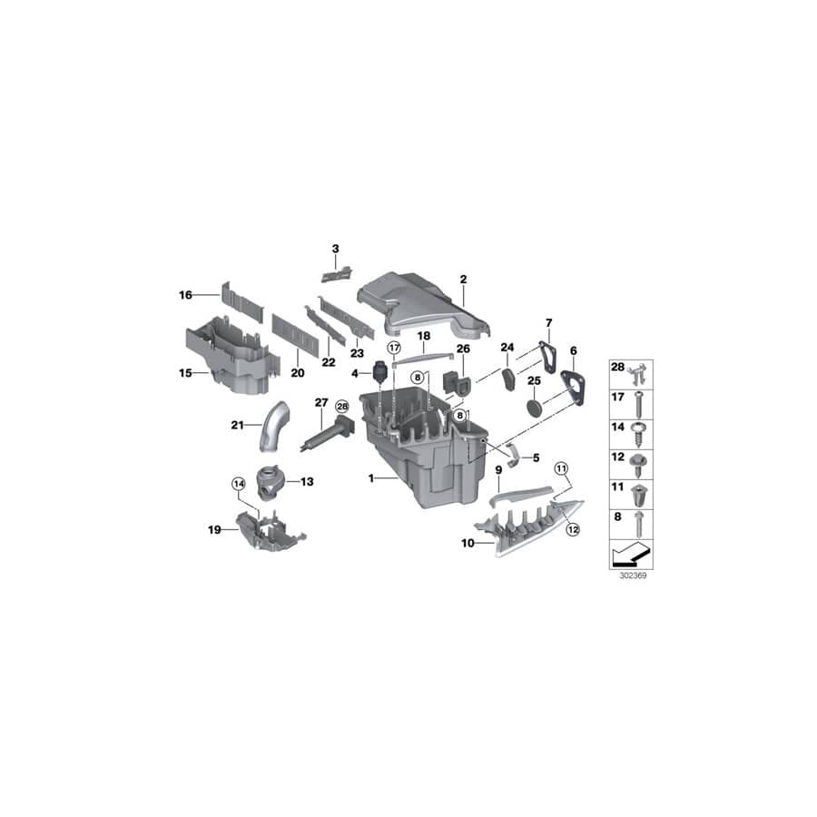 Genuine BMW 12907552112 E71 E70 Carrier Plate (Inc. X6 30dX, X5 M50dX & X5 40dX)