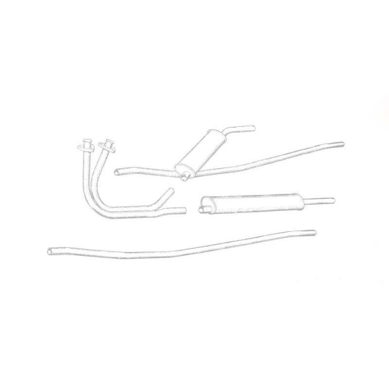 QuickSilver AL007 Alvis TD21 TC108G - Stainless Steel Exhaust | ML Performance UK Car Parts
