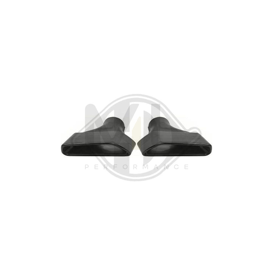 DIEDERICHS 4122603 Exhaust tip for BMW 5 Series Black, Stainless Steel, Left, Right