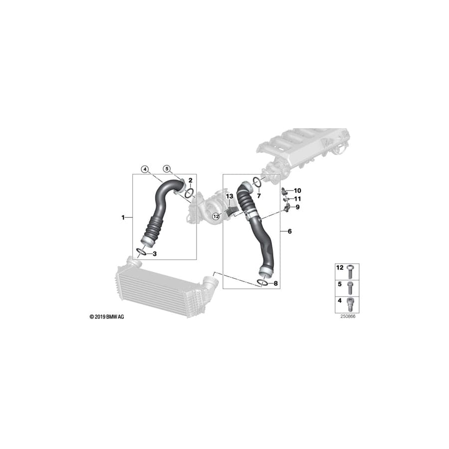 Genuine BMW 11617802222 E71 E70 Holder (Inc. X5 35dX, X5 3.0d & X6 30dX)