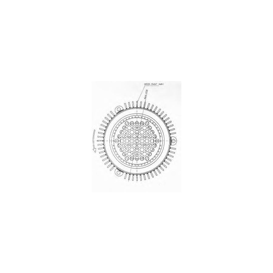 BUGIAD Bfc050 Fan Clutch Suitable for Mercedes-Benz 100
