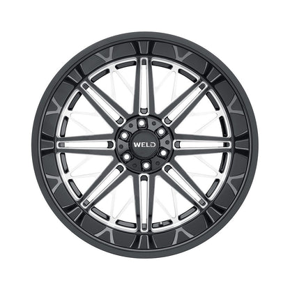 Weld W14522026475 Cascade W145 Wheel 22x12 5x114.3 ET-44 BS4.75 Gloss Black MIL