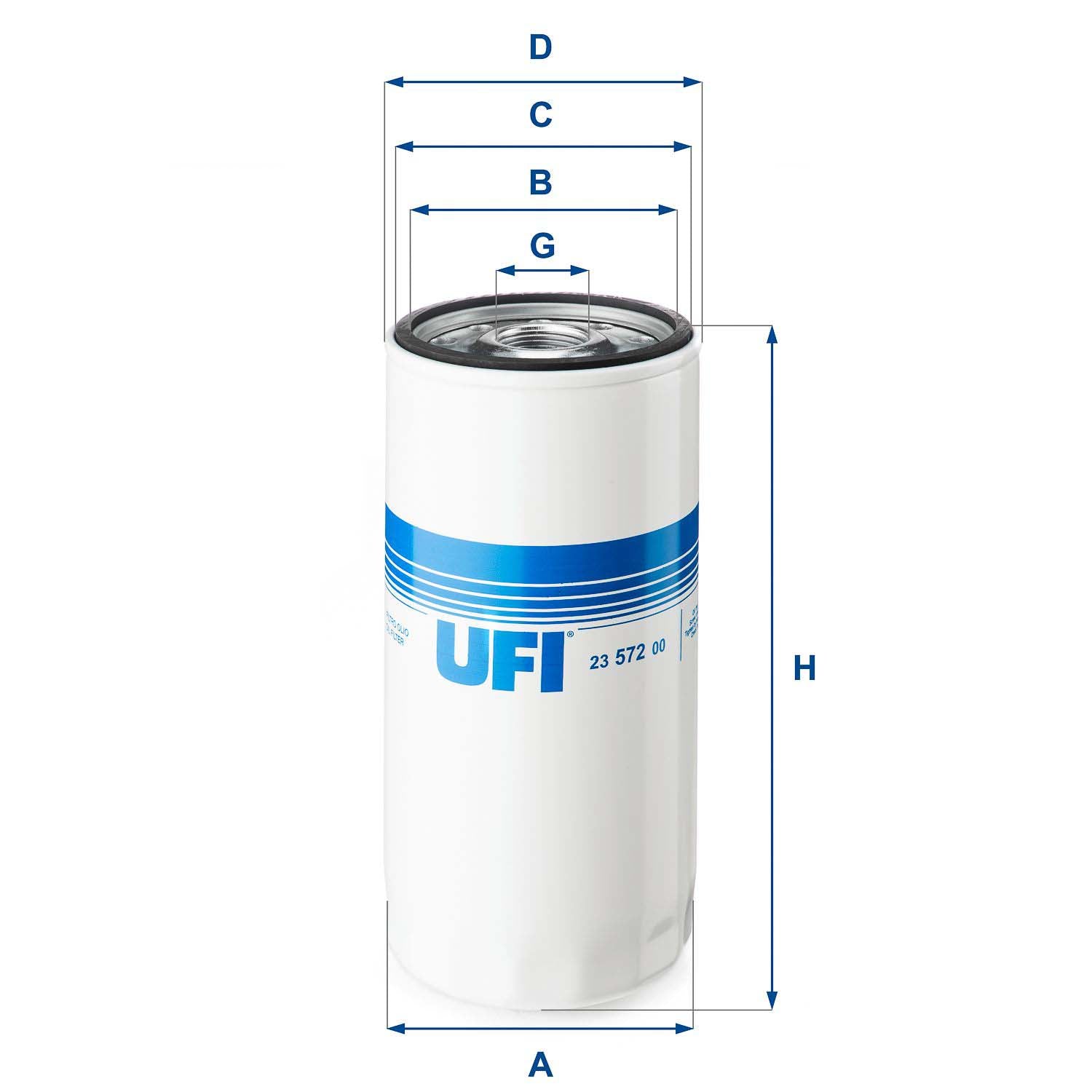 UFI 23.572.00 Oil Filter