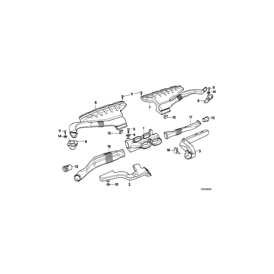 Genuine BMW 64221944693 E34 Jet (Inc. 525tds, 525i & 518g)