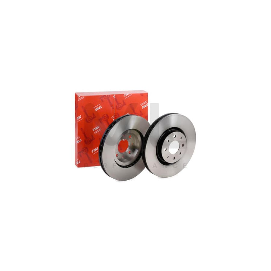 TRW DF4377 Brake Disc Vented, Painted  - 1 piece