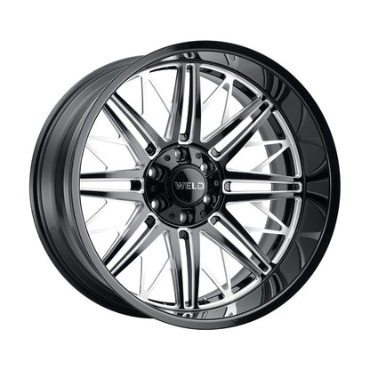 Weld W14522026475 Cascade W145 Wheel 22x12 5x114.3 ET-44 BS4.75 Gloss Black MIL