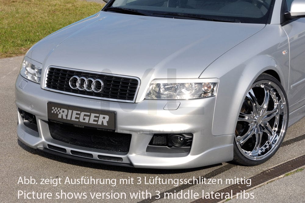 Rieger 00055251 Audi 8E B6 A4 Front Bumper 3 | ML Performance UK Car Parts