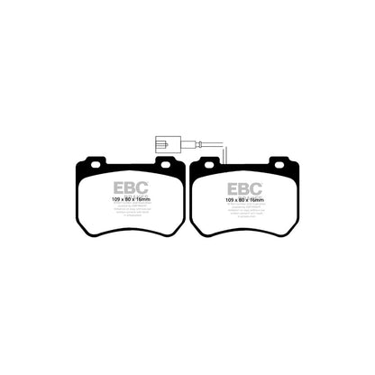 EBC PD01KF043 Alfa Romeo Brera Greenstuff Front Brake Pad & Plain Disc Kit  - TRW Caliper 2 | ML Performance UK Car Parts