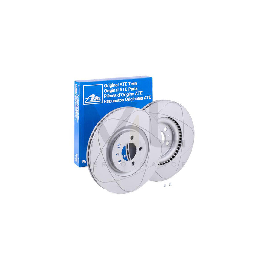 ATE PowerDisc 24.0325-0123.1 Brake Disc Vented, Coated, High-carbon, with bolts/screws  - 1 piece