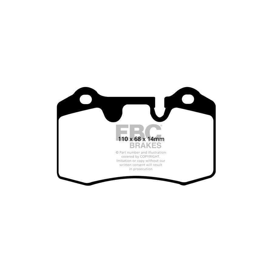 EBC PLK1473R Ferrari F430 Orangestuff Pads and Brake Line Track Pack - Brembo Caliper 2 | ML Performance UK Car Parts