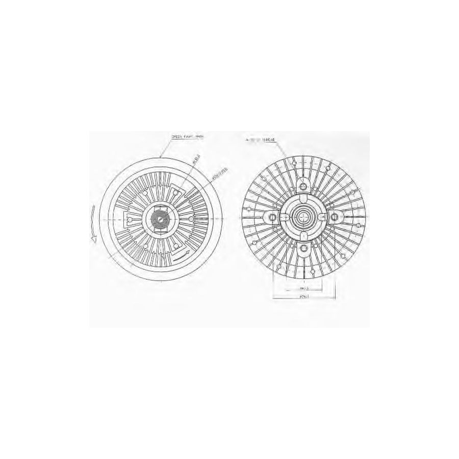 BUGIAD Bfc041 Fan Clutch