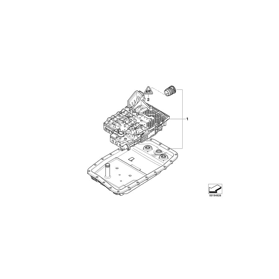 Genuine BMW 24347571232 E65 E67 Exchange Repair Kit For Mechatronics REMAN (Inc. Coupé, 760i & 750Li)
