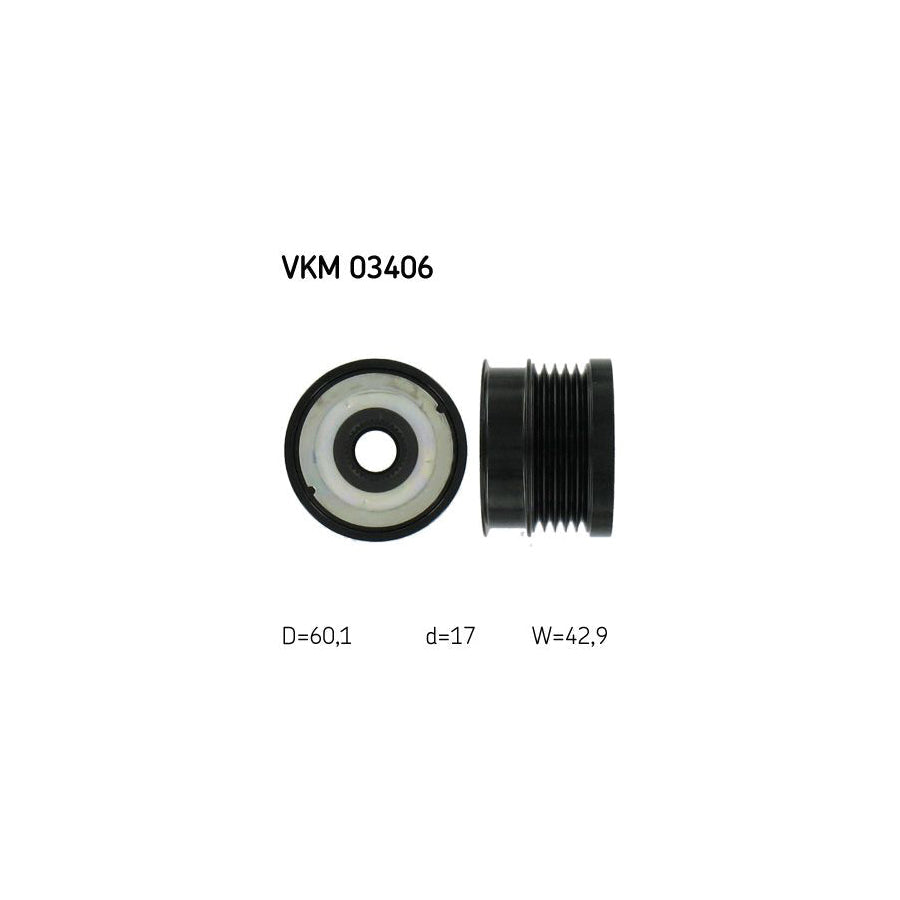 Skf Vkm 03406 Alternator Freewheel Clutch