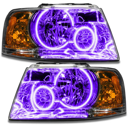 ORACLE Lighting Oracle 03-06 Ford Expedition SMD HL - Chrome - ColorSHIFT w/ 2.0 Controller
